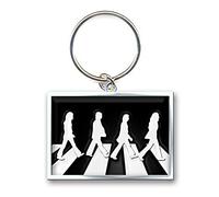 Beatles.the, - Portachiavi Abbey Road Crossing (Nero E Metallo Rotondo)