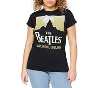 Beatles the - T-Shirt # L Black Femmina # Liverpool, England