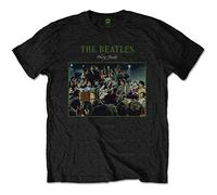 Beatles the - T-Shirt # L Unisex Black # Hey Jude Live