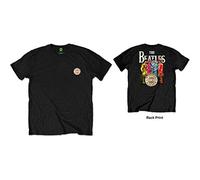 Beatles the - T-Shirt # L Unisex Black # Sgt Pepper