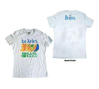 Beatles - the - T-Shirt # M Blue Femmina # Ob-La-Di