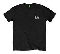 Beatles the - T-Shirt # M Unisex Black # Drop T Logo