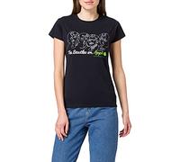 Beatles the - T-Shirt # S Black Femmina # on Apple