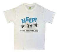 Beatles the - T-Shirt # S Unisex White # Help! Snow