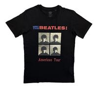 Beatles the - T-Shirt # Xl Black Unisex # American Tour 1964