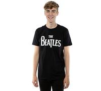 Beatles the - T-Shirt # Xl Black Unisex # Drop T Logo
