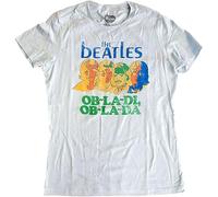 Beatles - the - T-Shirt # Xl Blue Femmina # Ob-La-Di