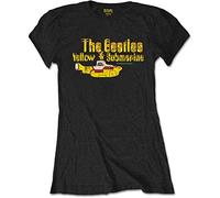 Beatles the - T-Shirt # Xl Ladies Black # Nothing Is Real