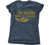 Beatles - the - T-Shirt # Xxl Blue Femmina # Yellow Submarine Nothing Is Real