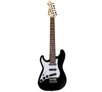 Beaton Legend Mini Left BK - Guitarra eléctrica 3/4 tamaño zurdo, color negro
