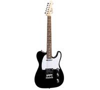 Beaton Old School BK - Guitarra eléctrica, cuerpo de tilo, mástil y diapasón de arce