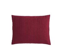 Beatrice Home Fashions Chenilla de Canal, Funda estándar, borgoña