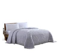 Beatrice Home Fashions Colcha de algodón, Color Lavanda, tamaño matrimonial