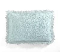 Beatrice Home Fashions Colcha de Chenilla de medallón, Funda King, Color Azul