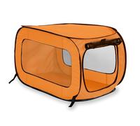 Beatrice Home Fashions Jaula portátil Plegable para Gatos y Perros, 82.5 cm de Largo x 49.5 cm de Ancho x 49.5 cm de Alto, Color Naranja