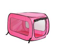 Beatrice Home Fashions Jaula portátil Plegable para Gatos y Perros, 82,5 cm de Largo x 49,5 cm de Ancho x 49,5 cm de Alto, Fucsia