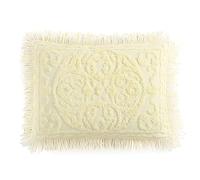 Beatrice Home Fashions Medallion Chenille, King Sham, Amarillo