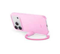 Beats Funda con cordón y Soporte Integrado, MagSafe, Control de cámara, Acabado Mate e Interior de Microfibra para iPhone 17 Pro - Rosa Cuarzo