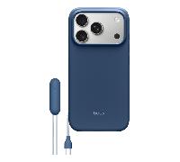 Beats Funda con cordón y Soporte Integrado, MagSafe, Control de cámara, Acabado Mate e Interior de Microfibra para iPhone 17 Pro - Azul Cobalto