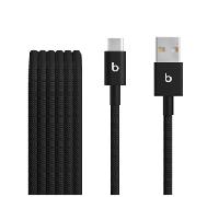 Beats USB-A to USB-C Woven Cable (1.5 m) - Bolt Black MDGG4ZM/A
