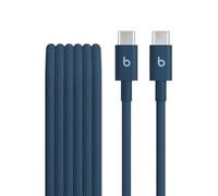 Beats USB-C a USB-C Cable trenzado, carga rápida, diseño duradero que no se enreda, permite cargar dispositivos Apple y Android (1,5 m) - Azul Índigo