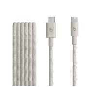 Beats USB-C a Lightning Cable trenzado (1,5 m), carga rápida, diseño duradero que no se enreda, permite cargar dispositivos Apple con puerto Lightning - Gris Tormenta