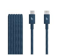 beats usb-c to usb-c woven cable (1.5 m) - nitro navy