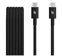 beats usb-c to usb-c woven cables (1.5 m) - bolt black (2-pack)