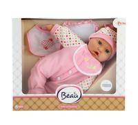 Beau Muñeca Bebé 40 CM Con Botella Babero Toi Toys Al Azar Selección Infantil