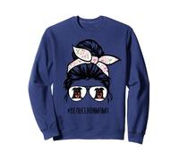Beauceron Dog Mama Messy Bun - Gafas para el Pelo Sudadera
