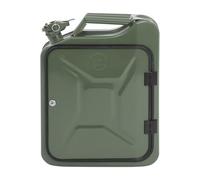 Beaudreaul Bidón Bar Armario de bar portátil verde Jerrycan Mix Bebidas Cerrable Mini Whisky Bar para parques, playas, camping, picnics, etc., 35 x 15,5 x 47 cm