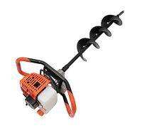 Beaudreaul Broca de tierra de 52 cc Post Hole Digger 100/150/200 mm, broca para taladro, taladro de tierra con motor de gasolina de 2 tiempos, para casas, obras, granjas, sistemas eléctricos, etc