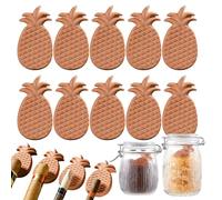 BeauFairy 10 Piezas Ahorro de Azúcar Moreno de Terracota, Contenedor de Azúcar Moreno y Suavizante, Reutilizable Ahorrador Pan, Contenedor de Azúcar Moreno y Suavizante, Arcilla Marrón, 005