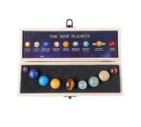 BeauFairy 9PCS Conjuntos de Cristales Curativos, Piedras de Chakra Cristal Curativo Natura, Piedras Preciosas Minerales Energeticas Protectoras, para Meditación, Equilibrio de Chakras, Reiki, 011