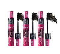 BeauFairy Máscara, 3 Piezas, 3D Máscara de Negro Pestañas Volumen y Longitud Waterproof, Sin Grumos ni Manchas ni Descamación, Telescopic Lift, Naturaleza False Lash Effect, Colossal Curl Bounce