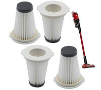 Beaufan 4 filtros plegables compatibles con aspiradoras Einhell TE-SV18 Li Cordless 2347180