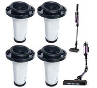 Beaufan Pack de 4 filtros de espuma de repuesto ZR009010 compatibles con Rowenta RH2038 X-Force Flex 9.60 / Rowenta X-Nano Cordless Vacuum Cleaner Filter