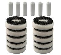 beaufan Paquete de 26 filtros de acuario, cilindros de piedra de aire de repuesto para todos los tanques de peces Biorb, 10 filtros de carbono, 10 filtros de espuma, 6 piedras de aire, para acuarios