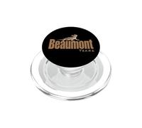 Beaumont Texas - Diseño de Sapo cornudo PopSockets PopGrip para MagSafe