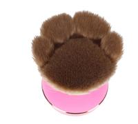 Beaupretty 1 Brocha Para Polvos Sueltos Con Forma De Garra De Gato Brocha Para Maquillaje Brocha Para Rubor Brocha Para Maquillaje Brocha Retráctil Para Maquillaje Limpiador De Brochas