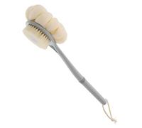Beaupretty 1 Cepillo Portátil Limpiador Suave Para La Cabeza Baño Húmedo Limpieza Con Mango Exfoliación Lufa Depurador Flexible Para Herramientas Y Ducha De Bolas Hombres Secos Cepillado