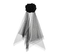 Beaupretty 1 Horquilla Gótica Para El Pelo Tiaras Para Niñas Accesorios Banda De Encaje Vestido De Princesa Neón Halloween De Mesa Decoraciones Tocado De Novia Velo