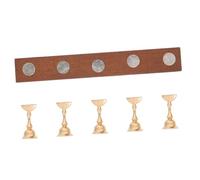 Beaupretty 1 Juego Base De Uñas Expositor De Soportes De Práctica Para Exhibición De Uñas Presione El Soporte Para Clavos Con Base Soporte De Salir Adelante Por Sí Mismo Herramienta De Madera