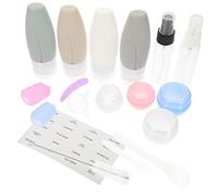 Beaupretty 1 Juego Botellas Reutilizables de Silicona para Cosméticos Organizadores de Viaje para Perfume y Lociones para Actividades al Aire