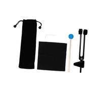 Beaupretty 1 juego Diapasones de Afinación Om para de Sonido Herramientas de Sanación Aleación de Aluminio con Martillo y Bolsa Diseño Y Chakra del Corazón Color Aleatorio Color Aleatorio