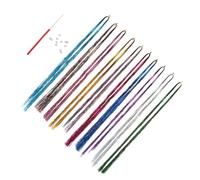 Beaupretty 1 Juego Extensión De Cabello Sin Costuras Resaltar El Postizo Women Postizo Oropel De Pelo Pasador De Pelo Para Chicas Estilo Equipo Accesorios Alambre De Alta Temperatura