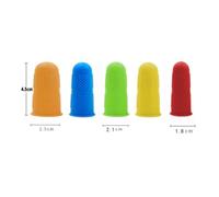 Beaupretty 1 juego Funda Protectora de Dedos de Silicona de Escaldaduras y Antideslizante para Cocinar y Manipular Alimentos Colores Azul