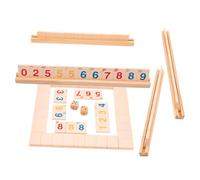 Beaupretty 1 Juego Mesa de Madera para Adultos Diversión Interactiva con Dados para Fiestas y Reuniones para Habilidades Sociales
