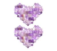 Beaupretty 1 Par Antifaz De Jade Masajeadores De Ojos Apagón Del Ojo Viseras Para Dormir Masajeador De Piel De Ojos Diluido Avión Púrpura Viajar Amatista