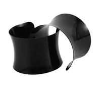 Beaupretty 1 Par Brazalete de Metal Geométrico para Mujer de Punk de Arcado Único Accesorio para Looks de Calle